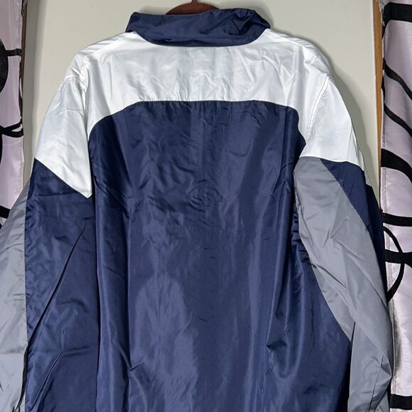 NFL Mens L Weather Full Zip Up Hoodie Jacket Navy - Picture 11 of 14